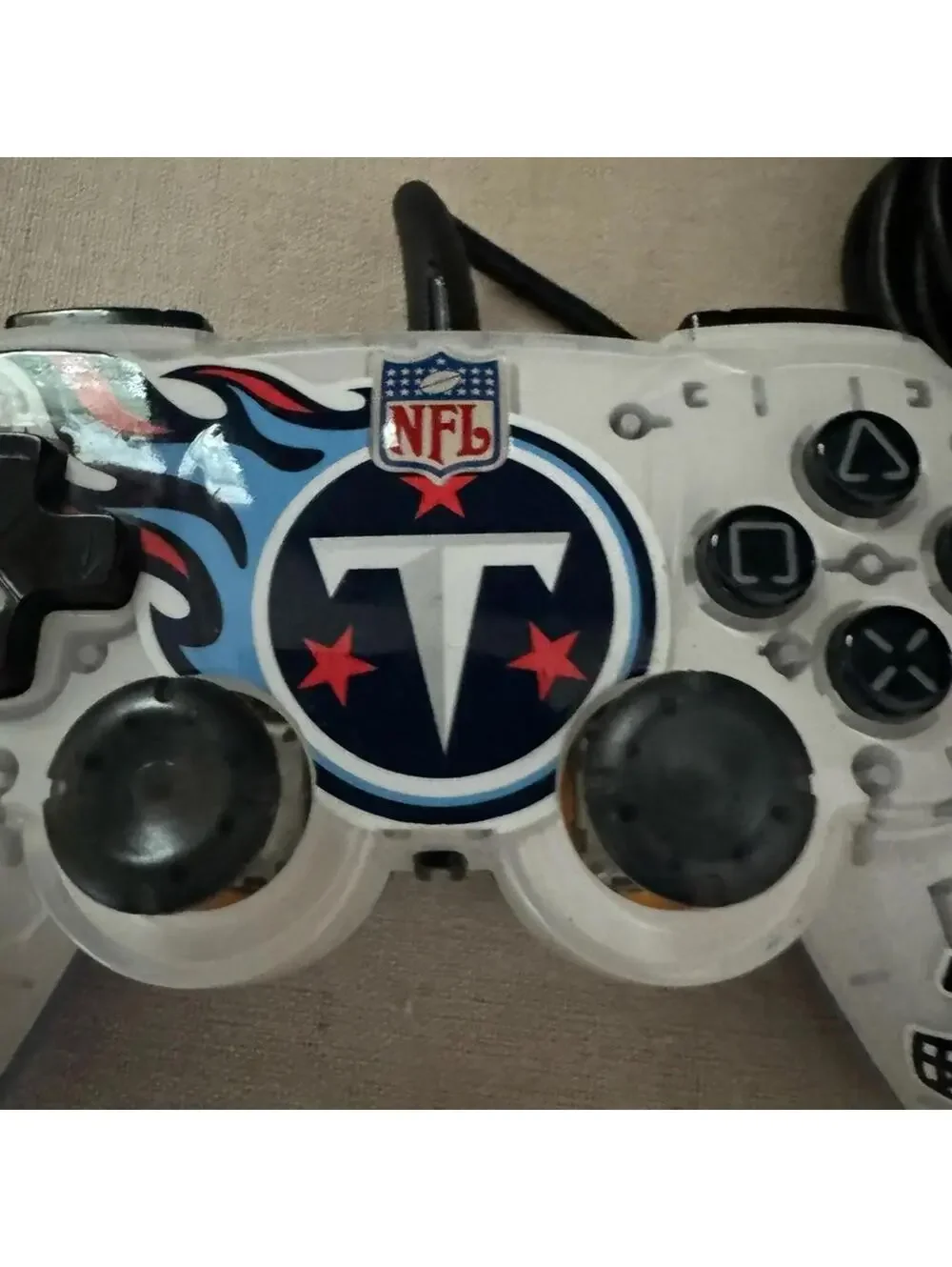 Vintage PS2 SET - NUBY 4296 Decimator PRO, Tennessee Titans, extension cord